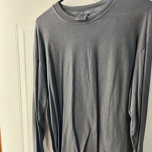 H&M Charcoal Long Sleeve Tee